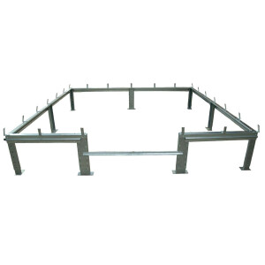 Stahl-Fundamentrahmen, verzinkt Junior 6