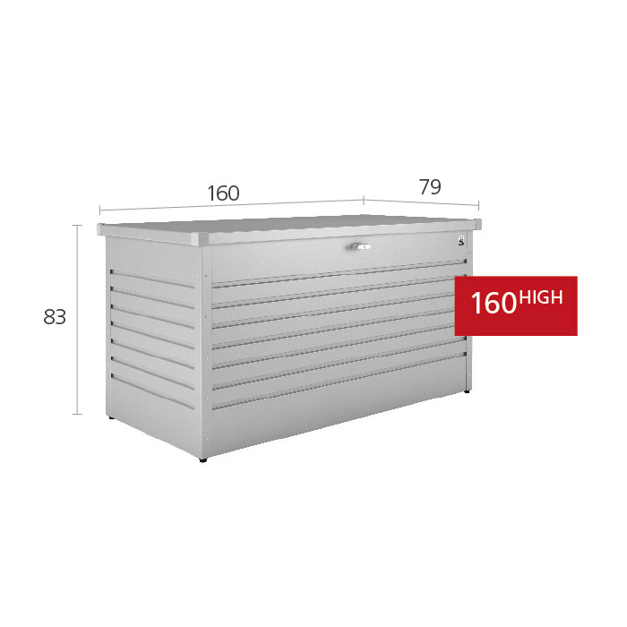Freizeitbox 160 High, quarzgrau-metallic