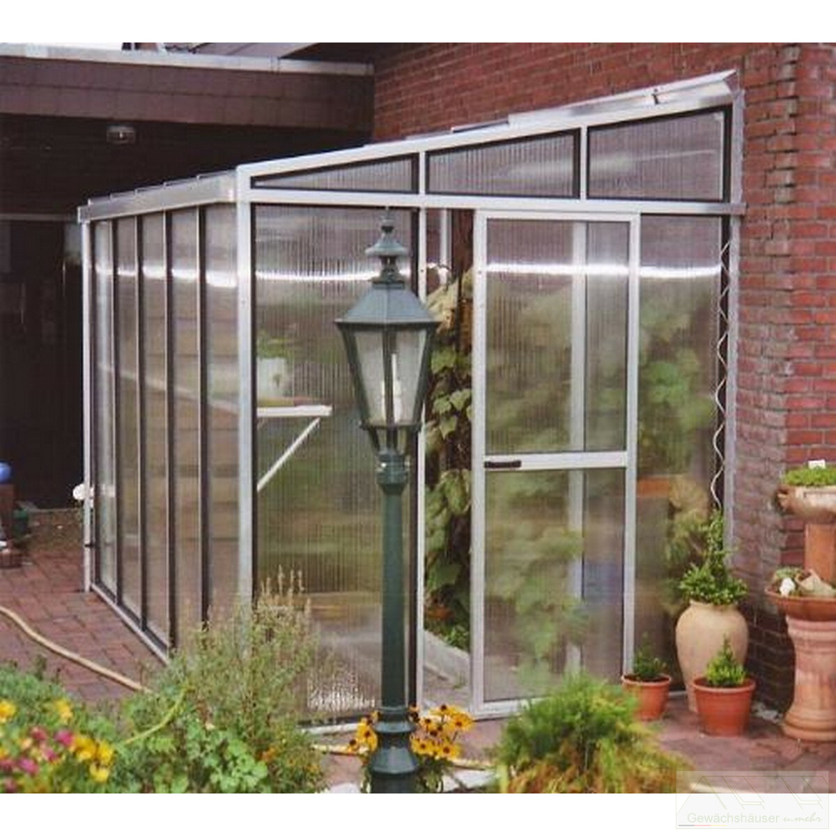 Anlehngewächshasu Viola III | Top-gewaechshaus.de, € 4.112,00