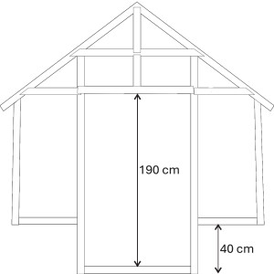 Türversetzung um 40 cm