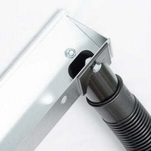 <p>Dachrinne fr Gewchshaus Modell Hobby</p>

<p>Beidseitige Dachrinne aus verzinktem Stahlblech, Endkappen und Ablauf inkl. zwei flexiblen 1,5 m langen Schluchen, Durchmesser des Ablaufs 38 mm, passend fr Gewchshaus Hobby S 3</p>