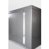 Neo Gerätehaus 1A Standardtür, silber-metallic
