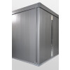 Neo Gerätehaus 1A Standardtür, silber-metallic