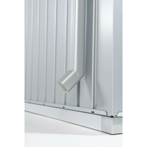 Regenfallrohr-Set HighLine silber-metallic
