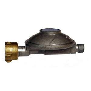 Gas - Druckminderer 50 mbar, mit 1/4" links Anschluß