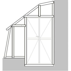 Türverlängerung verzinkt, Domus