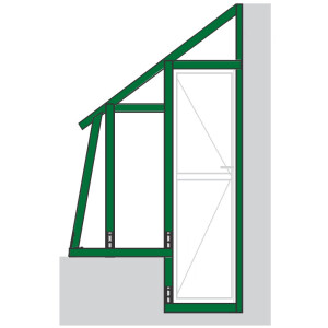 Türverlängerung beschichtet, Casa