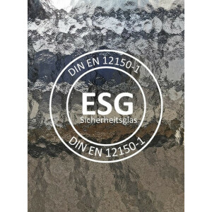 Einscheibensicherheitsglas (ESG) Casa, Typ 7,5