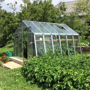 Modell Landhaus 4 mm Nörpelglas