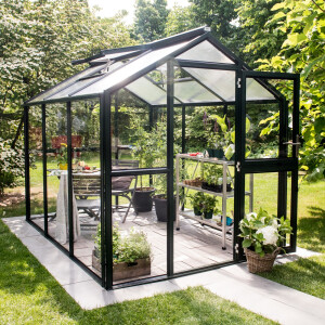 Gewächshaus Galant 4 mm Glas