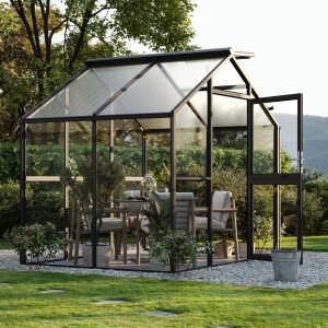 Gewächshaus Novum 4 mm Glas