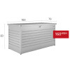 Freizeitbox 160 High, silber-metallic