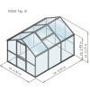 Modell Rose III Aluminium pressblank, Länge 3,23 m