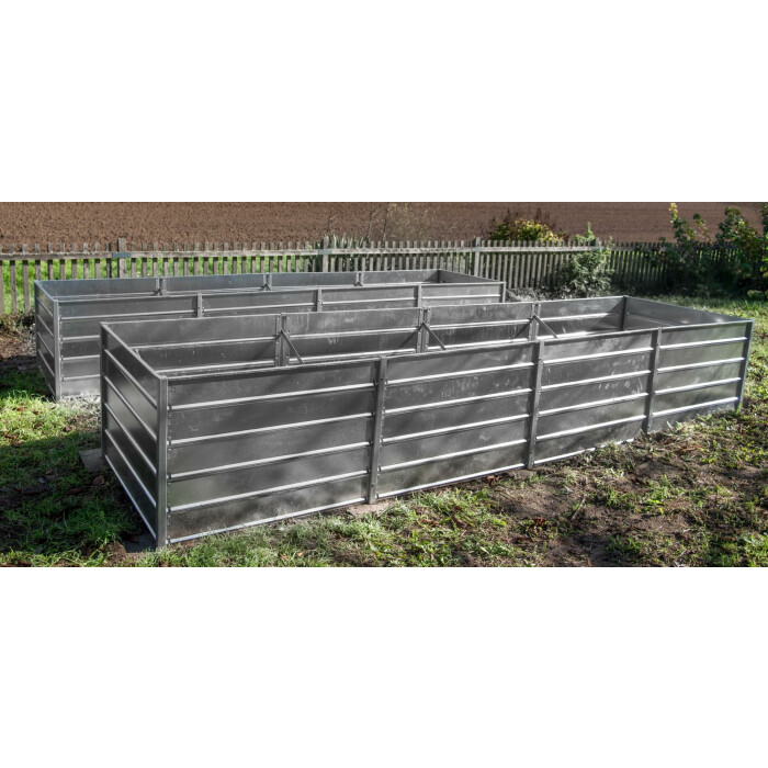 Hochbeet aus Metall Typ L
